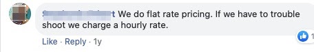 Flat Rate vs hourly pricing