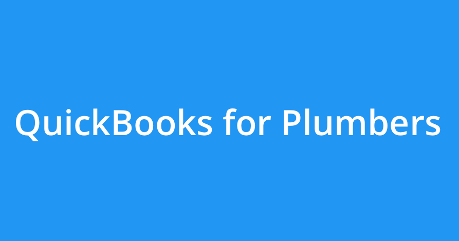 Quickbooks For Plumbers 