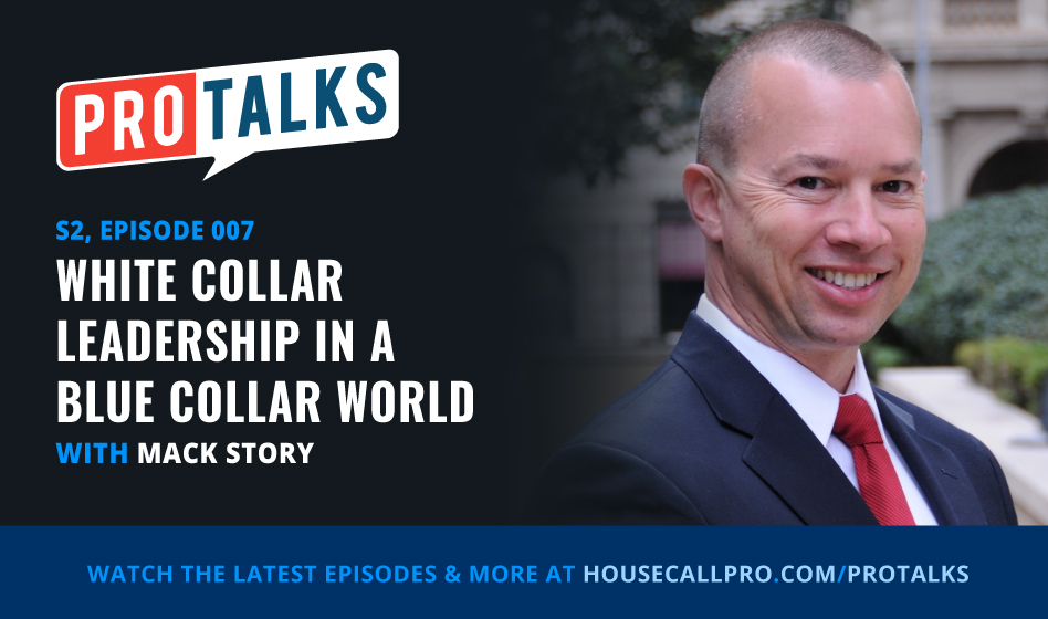video thumbnail for the protalk series on blue collar leadership with mack story