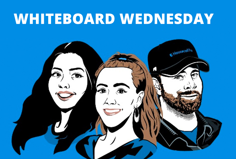 illustration of whiteboard wednesday hosts alexa roland and lillie