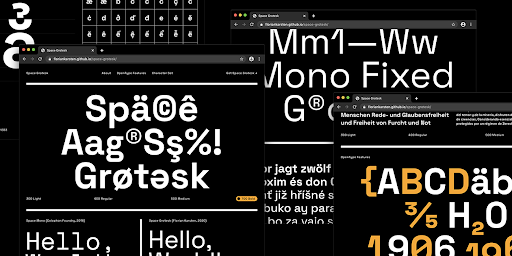 - Housecall Pro image of the space grotesk font