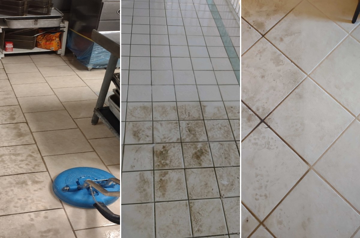 Detailed photos of Fusion Cleaning work before and after