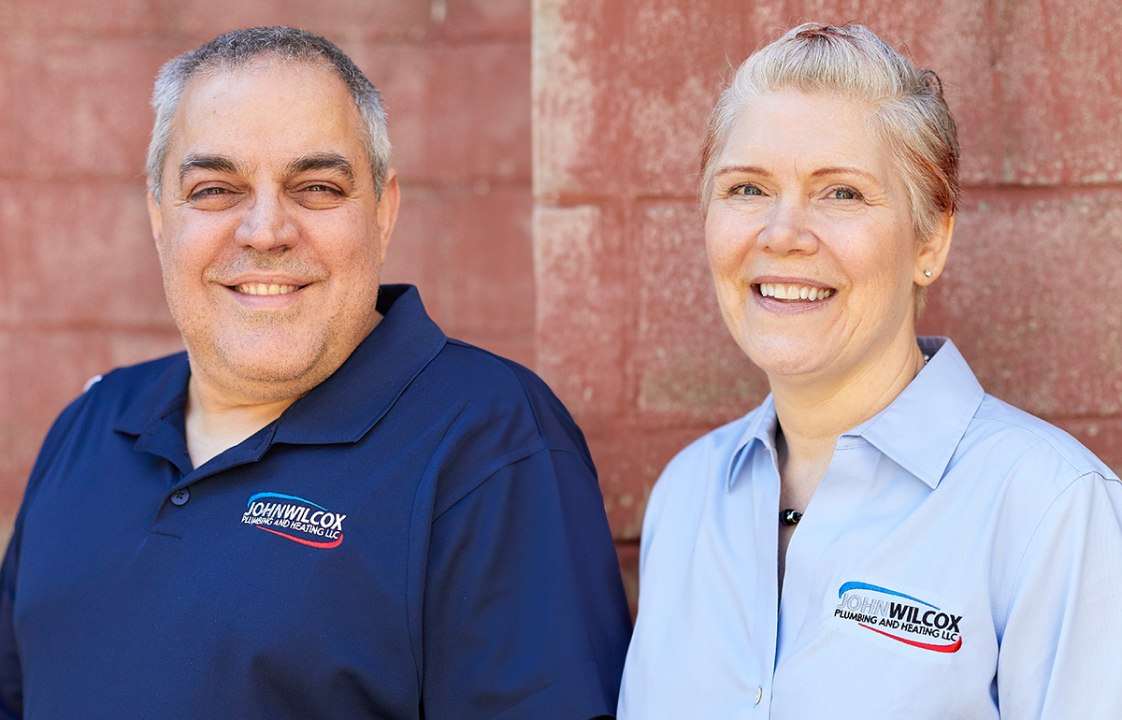 John Wilcox and his wife