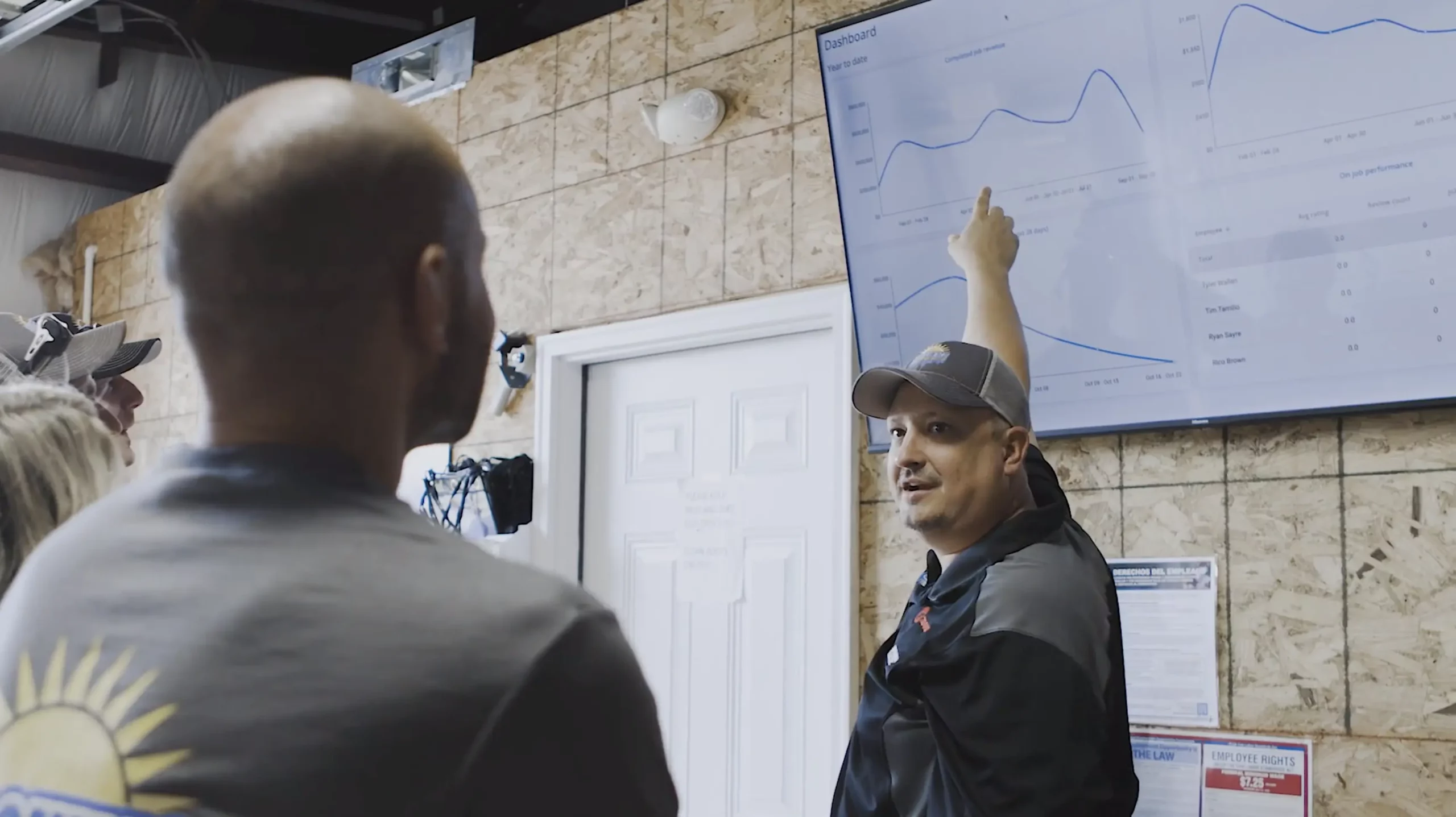 - Housecall Pro Brandon Brown showing Housecall Pro on television
