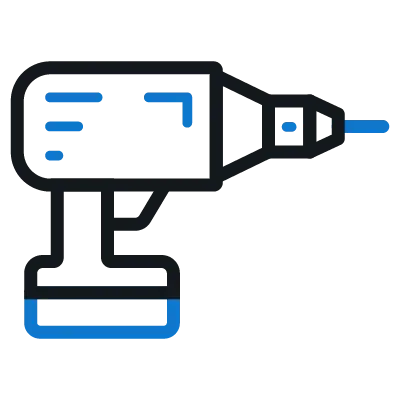 Blue handyman software icon