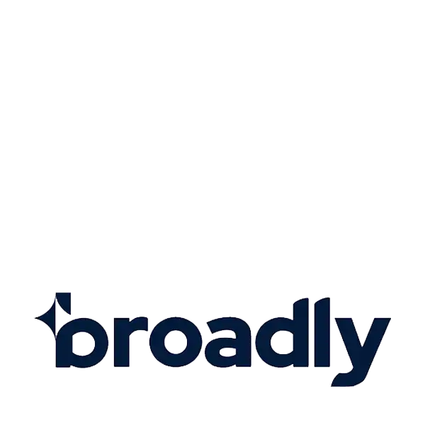 Broadly reviews logo