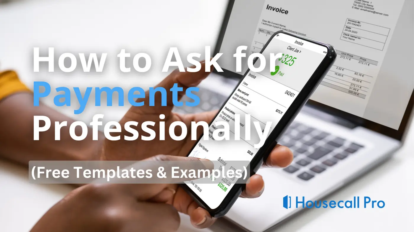 How to ask for payment professionally blog banner
