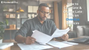 How to calculate & charge late fee...