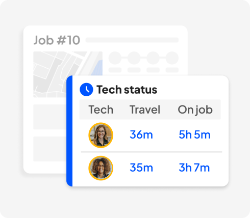 Service technician time tracking software from Housecall Pro