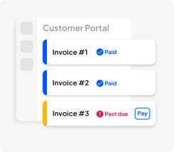 Invoices in customer portal