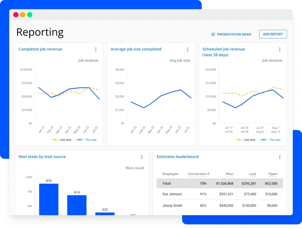 - Housecall Pro Field service reporting software from Housecall Pro