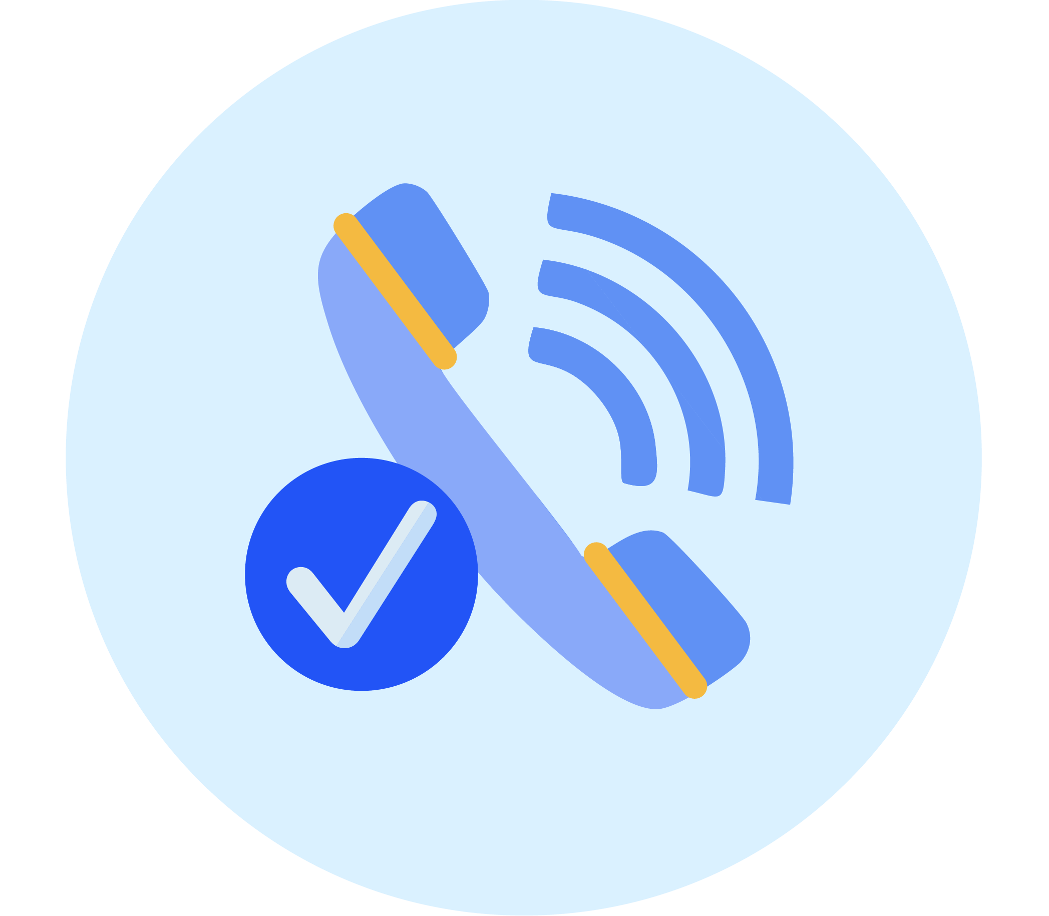 Phone answer graphic