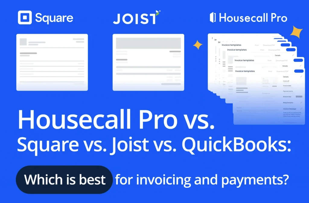 Invoices HCP vs Square vs QB vs Joist blog hero