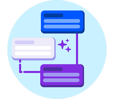 AI business process automation graphic