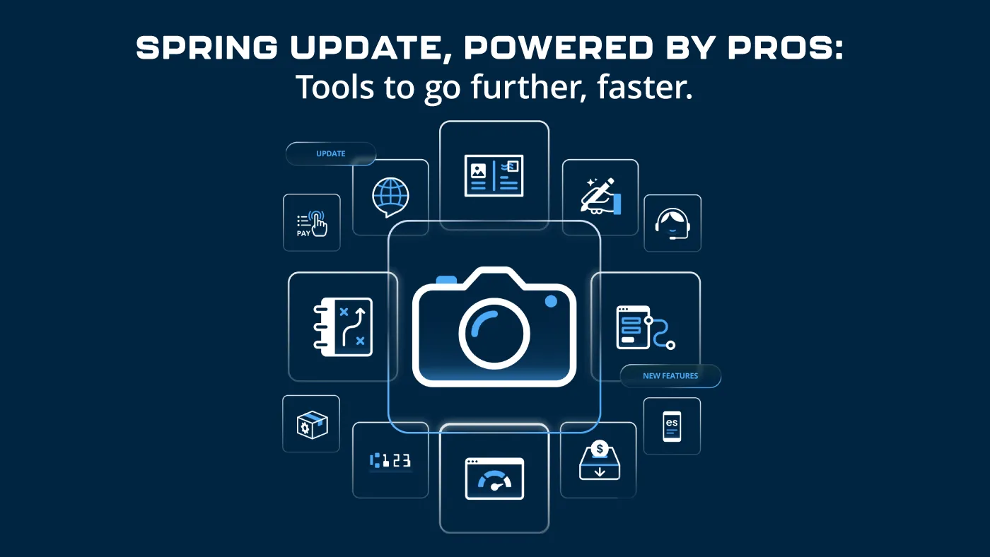 - Housecall Pro Spring 2025 product release blog banner