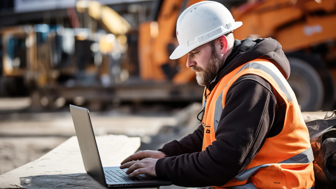 pro using laptop