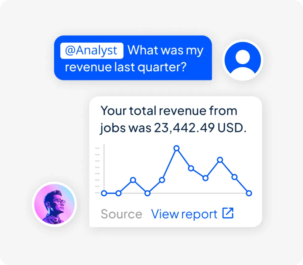 Analyst AI tool built into HCP