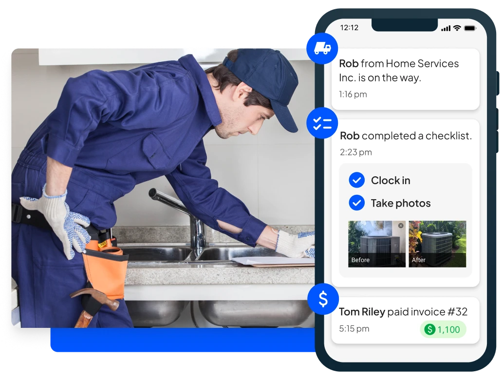 Housecall Pros' property maintenance software