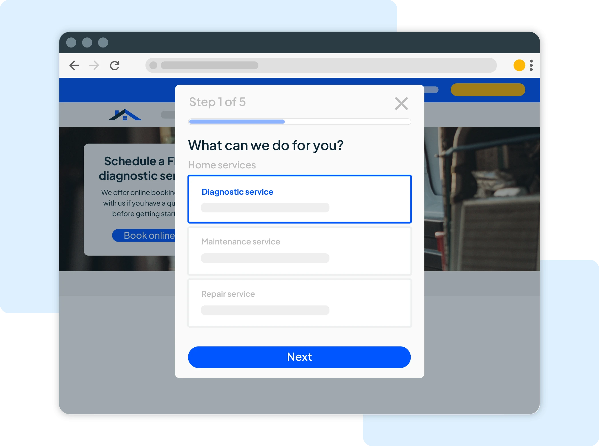 Housecall Pros' roofing online service booking software with Reserve with Google integration
