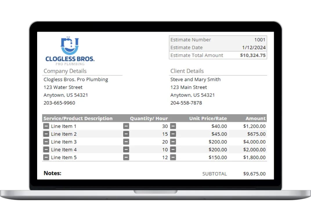 Win Jobs with Clear Estimates