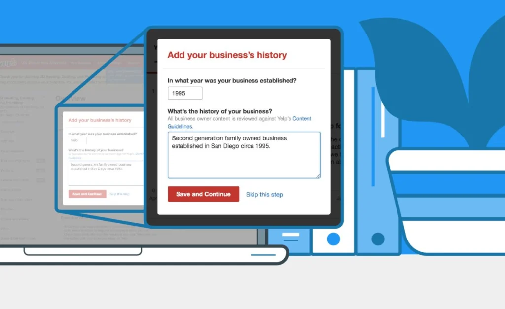 - Housecall Pro add business history on yelp