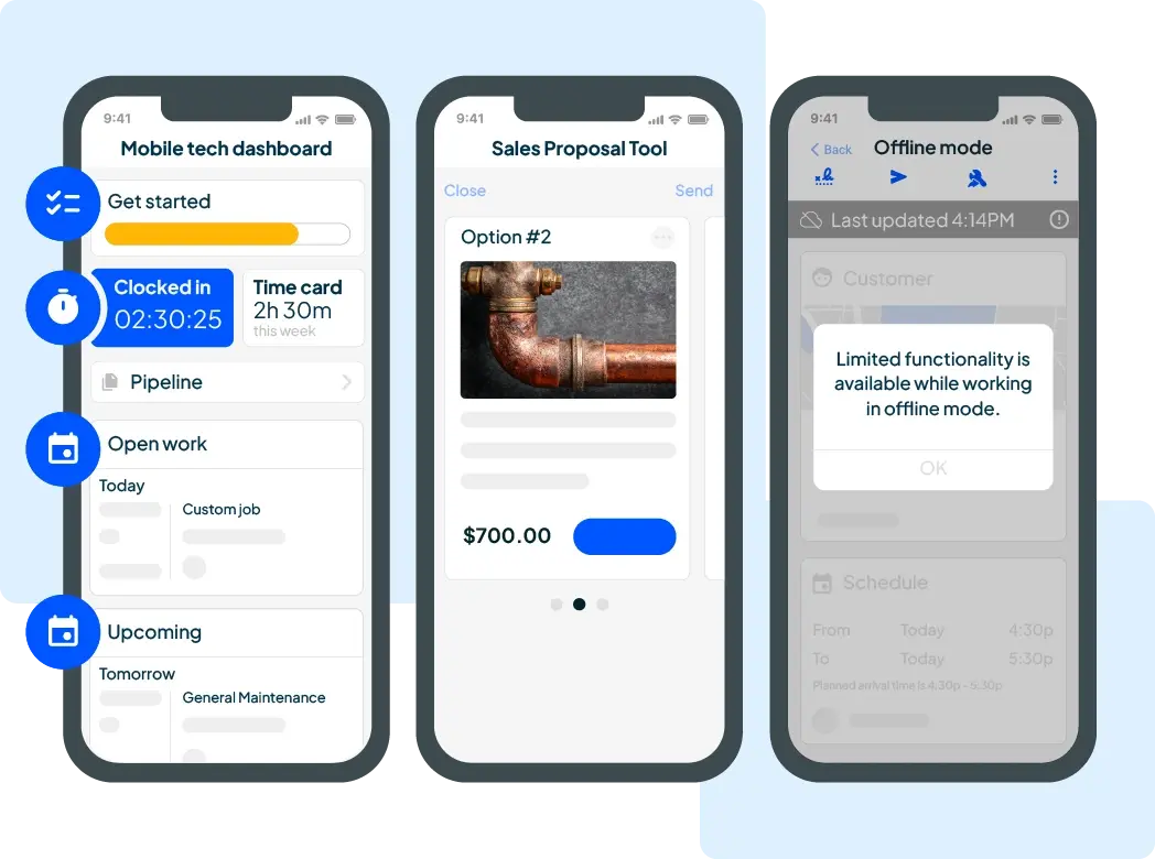 Housecall Pro field service management software mobile app