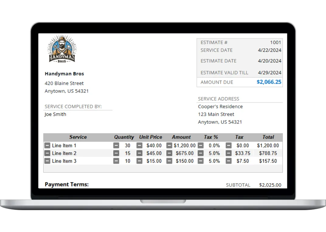 Estimate Clearly, Win More Jobs