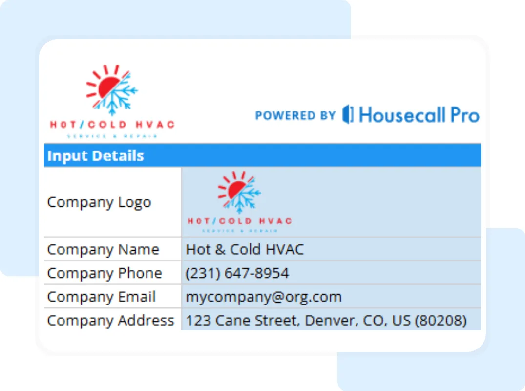 HVAC equipment list template including AC units, furnaces, heat pumps, and boilers with model and capacity details.
