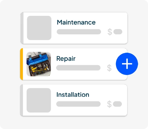 irrigation pricebook software from Housecall pro with flat rate pricing